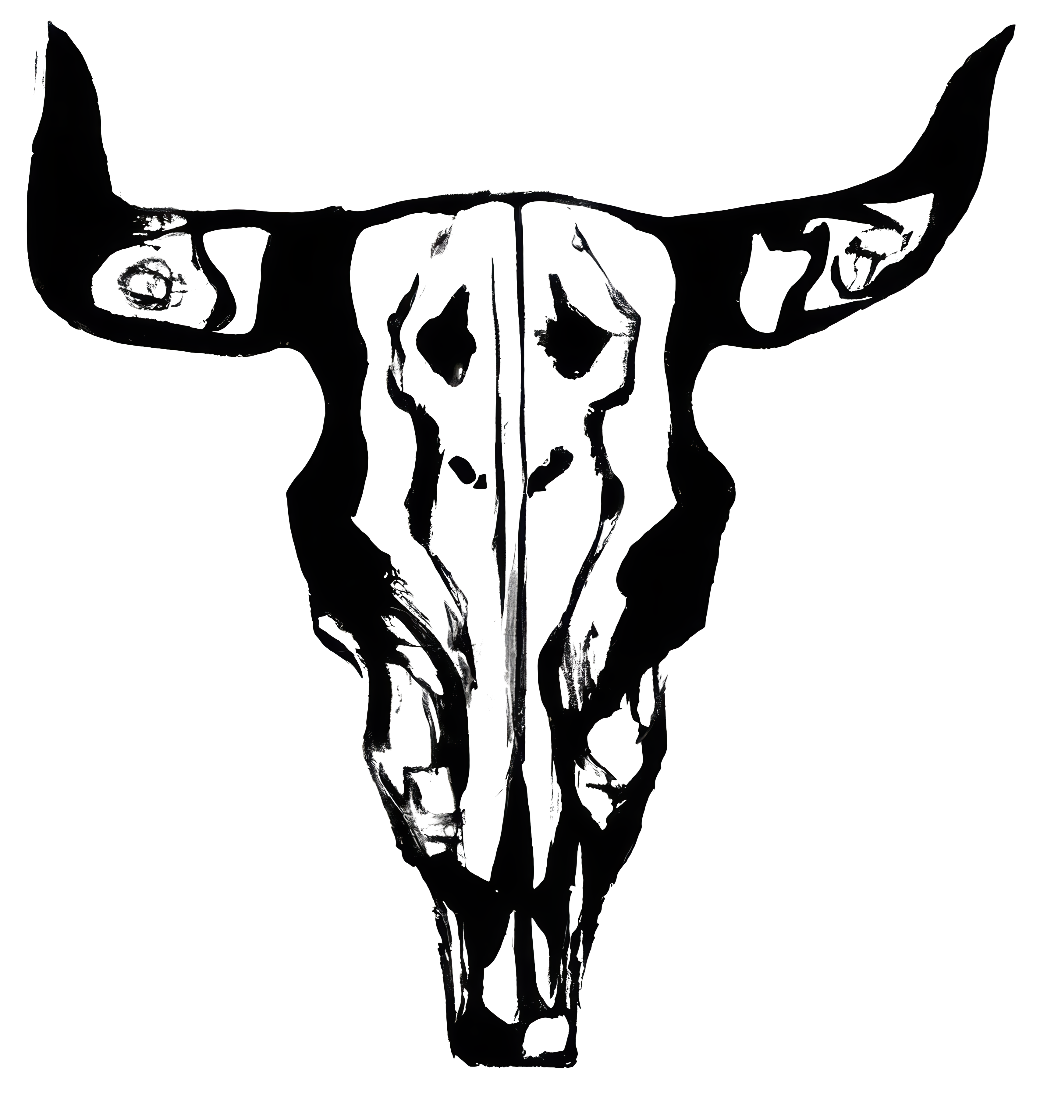 Cowtown Vegan skull logo